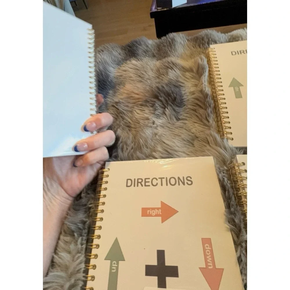 NEW & sealed four journal notebooks. Approximately 7.5